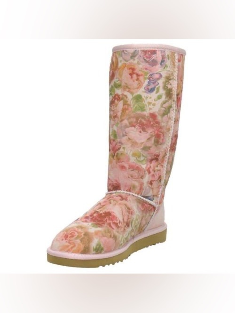 Floral tall Uggs
